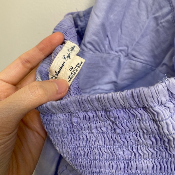 American Eagle Purple Tie Dye Maxi Dress 00 - Picture 5 of 7